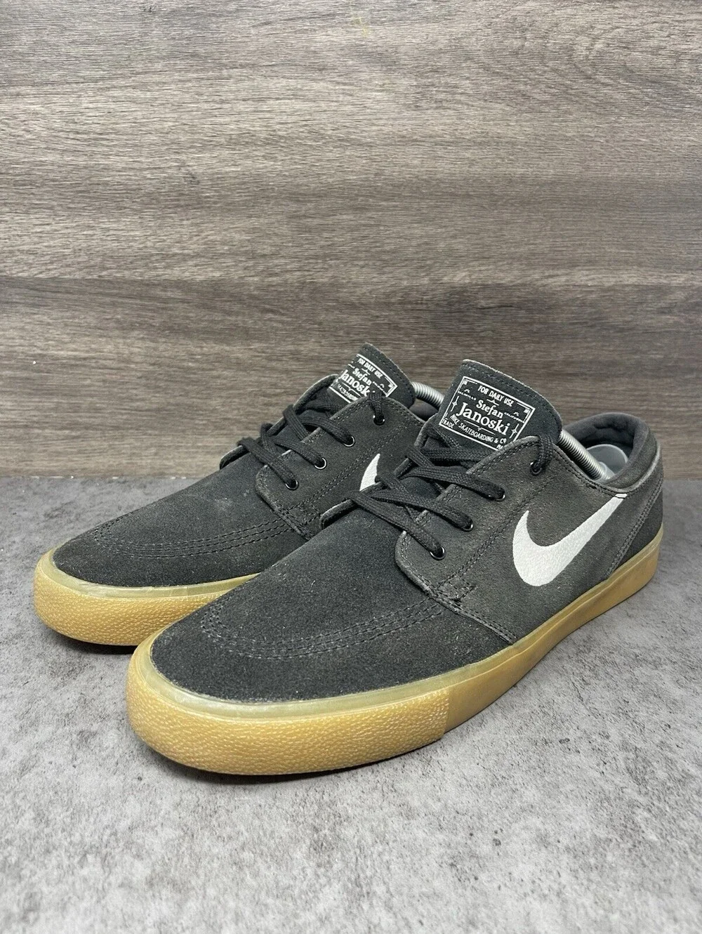 Nike SB Zoom Stefan Janoski RM Black Gum Size 11 Mens Skate Shoes AQ7475-003